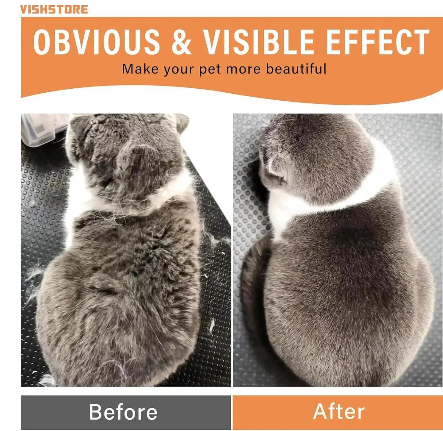 Steam Brush for Dog and Cat, Steamy Brush for Cats and Dogs